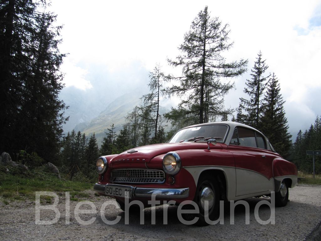 Rossfeldhöhenstraße Wartburg Oldtimer